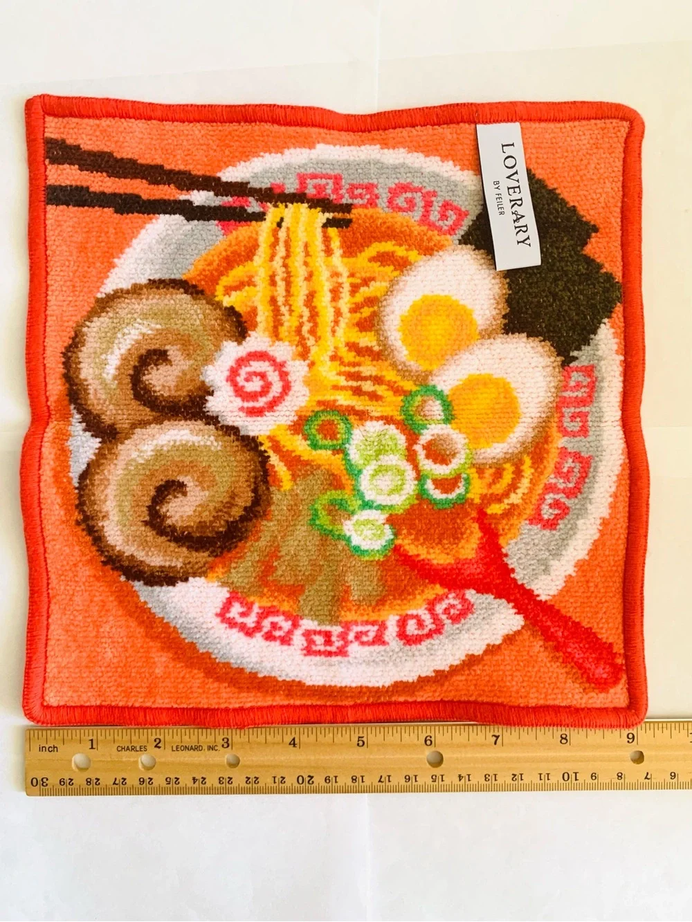 LOVERARY by FEILER Ramen Noodle Mini Towel Handkerchief Japan Kawaii